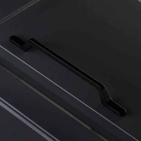 Maner pentru mobila Flavio, finisaj negru mat GT, L:225 mm [5]