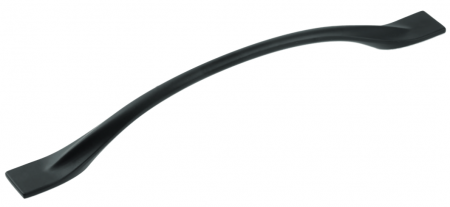 Moderne - Maner pentru mobila Flow, finisaj negru mat GT, L:270 mm
