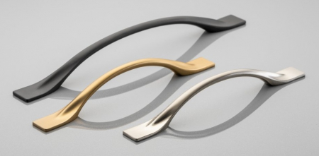 Maner pentru mobila Flow, finisaj otel periat GT, L:270 mm [1]