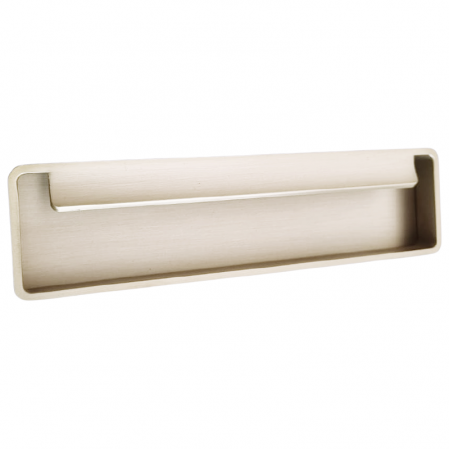 Moderne - Maner pentru mobila Fold, finisaj nichel periat, L 174 mm