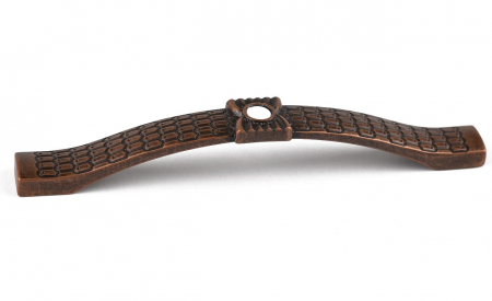 Clasice si vintage - Maner pentru mobila Freya, finisaj cupru antichizat CB, 160 mm