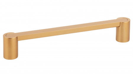 Moderne - Maner pentru mobila Fusion, finisaj alama cava periata, L:180 mm