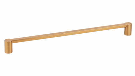Moderne - Maner pentru mobila Fusion, finisaj alama cava periata, L:340 mm