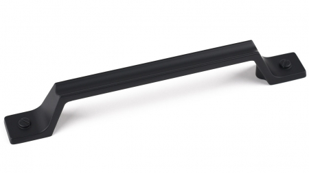 Moderne - Maner pentru mobila Galya, finisaj negru mat CB, 128 mm