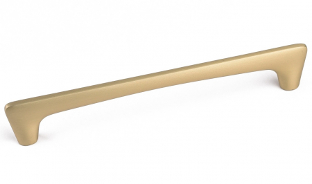 Moderne - Maner pentru mobila Gigi, finisaj alama satin CB, 160 mm