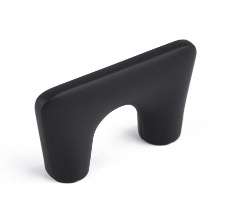 Moderne - Maner pentru mobila Gigi, finisaj negru mat CB, 32 mm