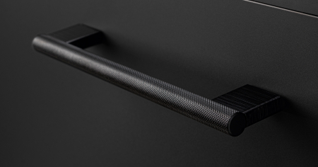 Maner pentru mobila Graf Big, finisaj negru periat, L:352 mm [2]