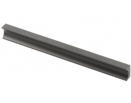 Moderne - Maner pentru mobila Groove, negru mat GT, L:190 mm