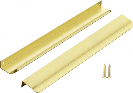 Maner pentru mobila Hexa GT, finisaj auriu deschis periat GT, L:360 mm [1]