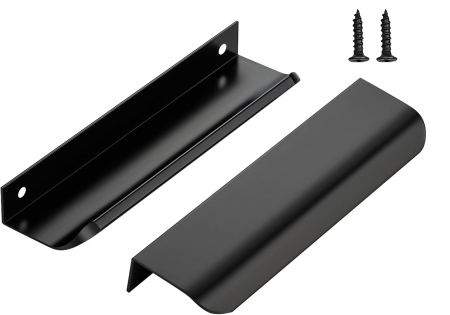 Maner pentru mobila Hexa GT, finisaj negru mat GT, L:190 mm [1]