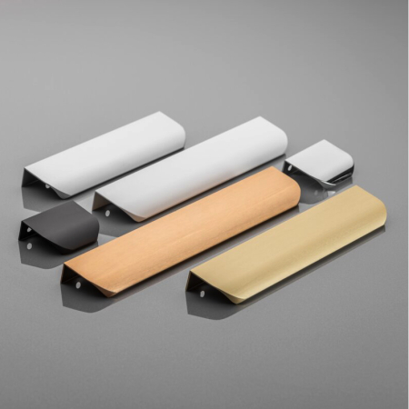 Mâner pentru mobilă Hexa GTV, auriu periat, L: 150 mm [6]