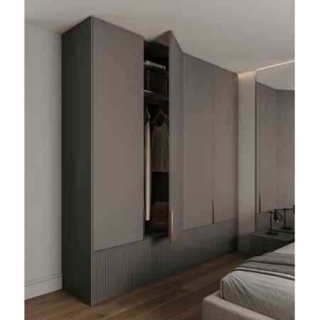 Mâner pentru mobilă Hexa GTV, auriu periat, L: 150 mm [2]