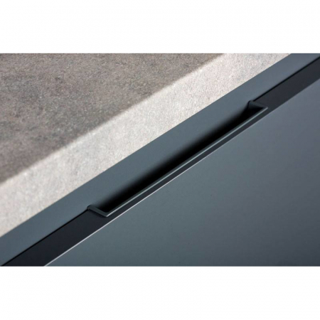 Maner pentru mobila Hide, finisaj negru mat, L:180 mm [2]