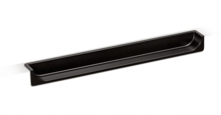 Manere si butoni - Maner pentru mobila Hide, finisaj negru mat, L:90 mm