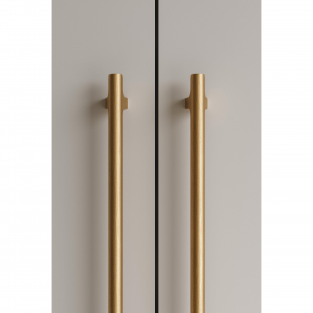 Maner pentru mobila Hinoki Big, finisaj alama cava periata, L:500 mm [3]