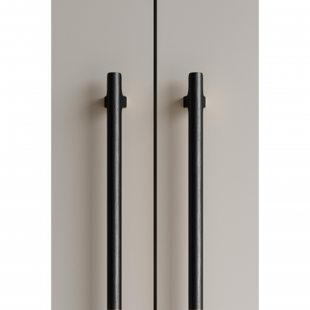 Maner pentru mobila Hinoki Big, finisaj negru periat, L:500 mm [3]