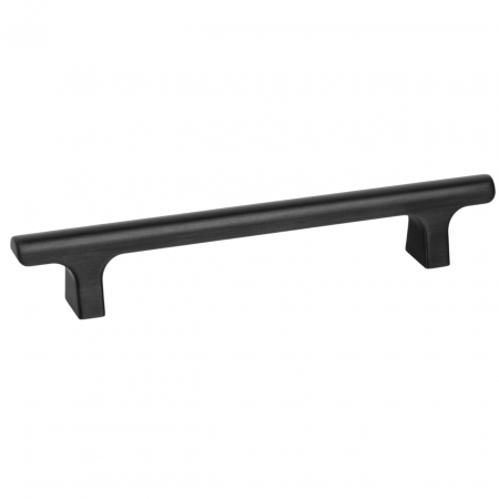 Moderne - Maner pentru mobila Hinoki, finisaj negru periat, L:220 mm
