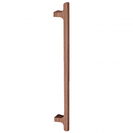 Maner pentru mobila Hinoki Wood Big, finisaj nuc, L:500 mm [6]