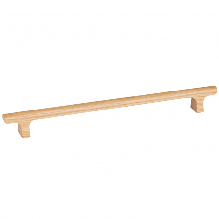 Din lemn - Maner pentru mobila Hinoki Wood Big, finisaj stejar, L:500 mm