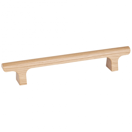 Din lemn - Maner pentru mobila Hinoki Wood, finisaj natur, L:220 mm
