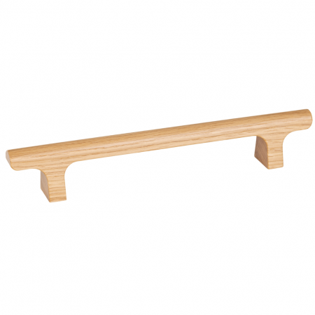 Din lemn - Maner pentru mobila Hinoki Wood, finisaj stejar, L:220 mm