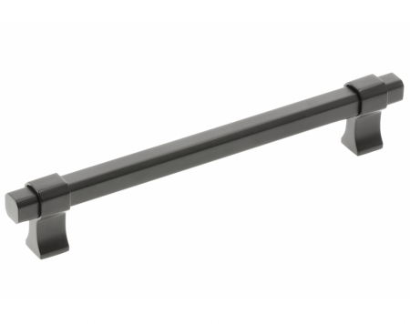Clasice si vintage - Maner pentru mobila Imperial, finisaj negru mat GT, L:194 mm