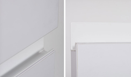 Maner pentru mobila Jey, finisaj alb mat, L:347 mm [3]