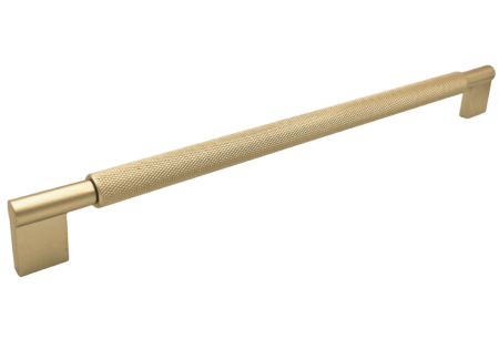 Moderne - Maner pentru mobila Karelia Knurling, finisaj alama mata CB, 320 mm