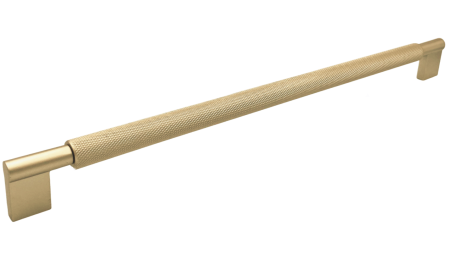 Moderne - Maner pentru mobila Karelia Knurling, finisaj alama mata CB, 480 mm
