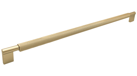 Moderne - Maner pentru mobila Karelia Knurling, finisaj alama mata CB, 896 mm