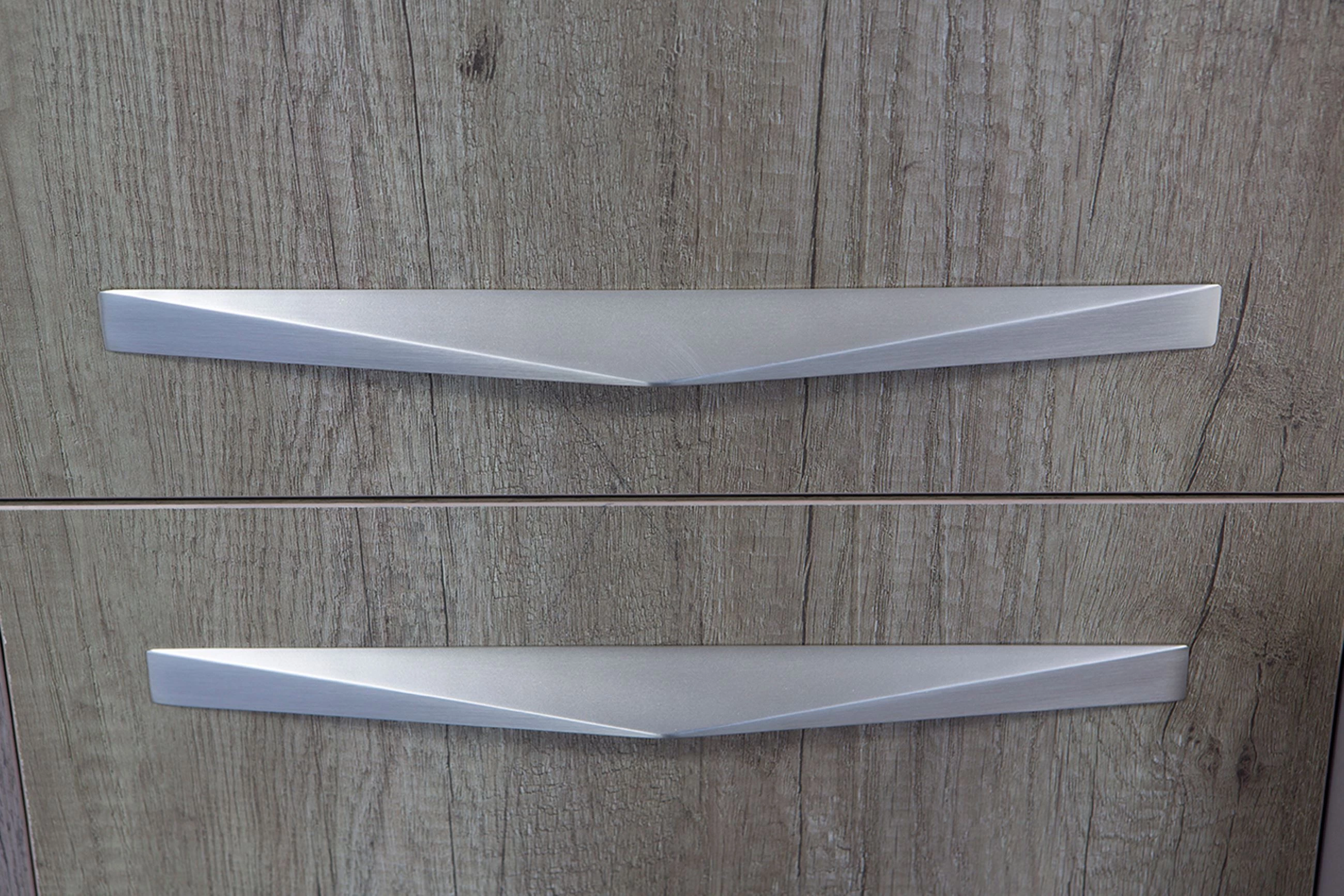 Manere si butoni - Maner pentru mobila Kares, finisaj crom lucios, L:312 mm