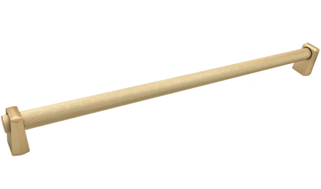 Moderne - Maner pentru mobila Kasper Knurling, finisaj alama mata CB, 480 mm