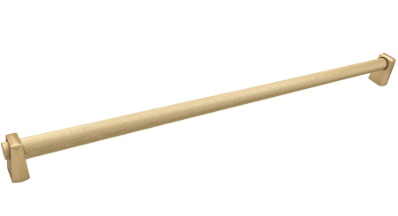 Moderne - Maner pentru mobila Kasper Knurling, finisaj alama mata CB, 896 mm