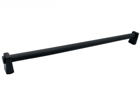Moderne - Maner pentru mobila Kasper Knurling, finisaj negru mat CB, 480 mm