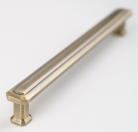 Maner pentru mobila King, finisaj alama antichizata periata CB, 192 mm [2]