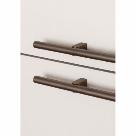 Maner pentru mobila Kumo, finisaj bronz periat, L:248 mm [4]