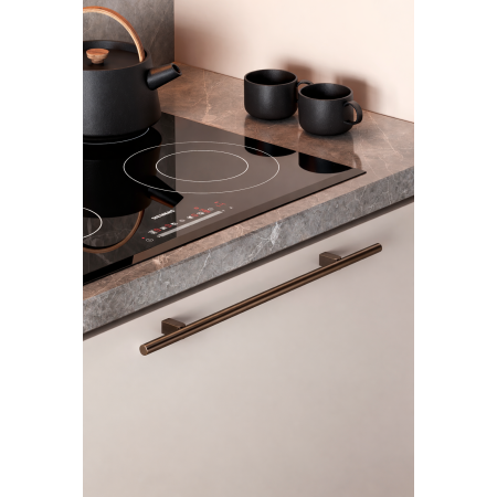 Maner pentru mobila Kumo, finisaj bronz periat, L:480 mm [3]