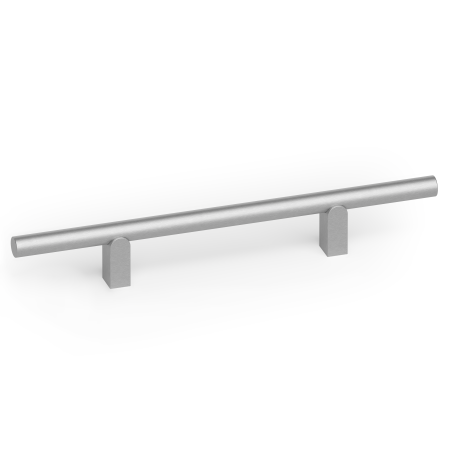 Moderne - Maner pentru mobila Kumo, finisaj otel inoxidabil, L:248 mm