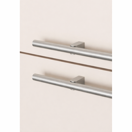 Maner pentru mobila Kumo, finisaj otel inoxidabil, L:480 mm [4]