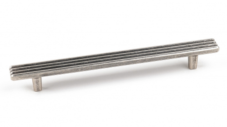 Moderne - Maner pentru mobila Leco, finisaj argint antichizat CB, 160 mm