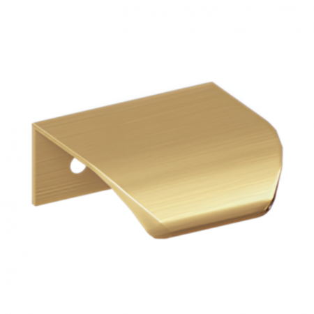 Moderne - Maner pentru mobila Lentis, finisaj auriu periat, L:52 mm