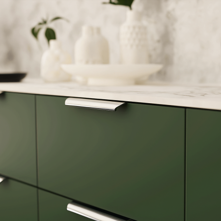 Maner pentru mobila Lentis, finisaj crom, L:500 mm [2]