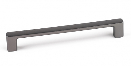 Moderne - Maner pentru mobila Leta, finisaj negru gun metal CB, 160 mm