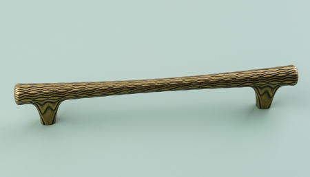 Maner pentru mobila Lina, finisaj alama antichizata CB, 128 mm [4]