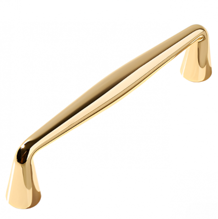 Moderne - Maner pentru mobila Linea, finisaj auriu, L:109 mm