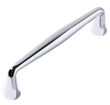 Moderne - Maner pentru mobila Linea, finisaj crom, L:109 mm