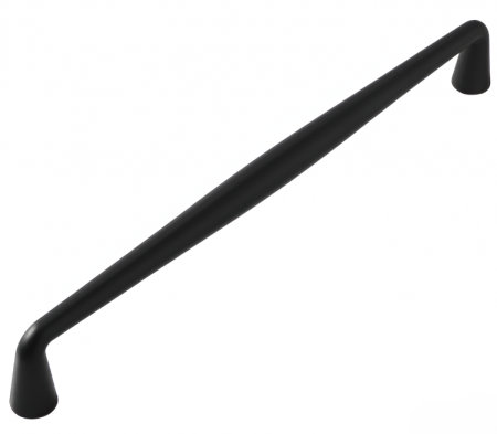 Moderne - Maner pentru mobila Linea, finisaj negru, L:172 mm