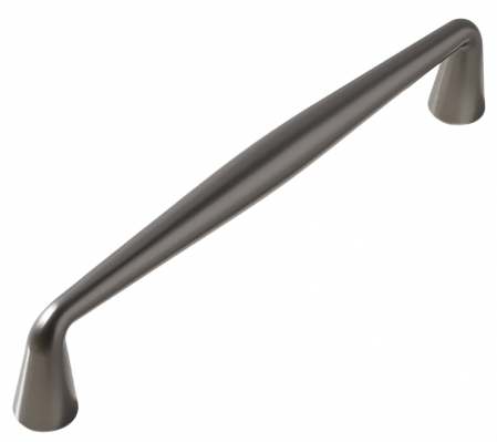 Moderne - Maner pentru mobila Linea, finisaj titan, L:140 mm