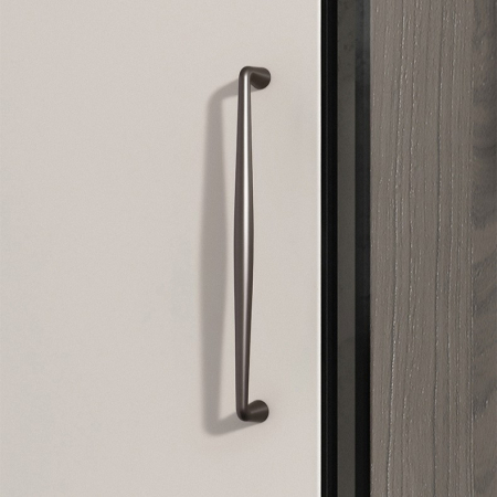 Maner pentru mobila Linea, finisaj titan, L:140 mm [2]