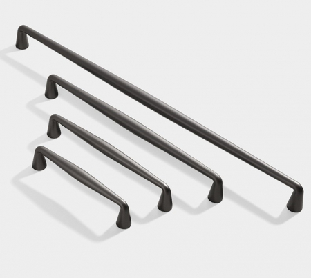 Maner pentru mobila Linea, finisaj titan, L:140 mm [1]